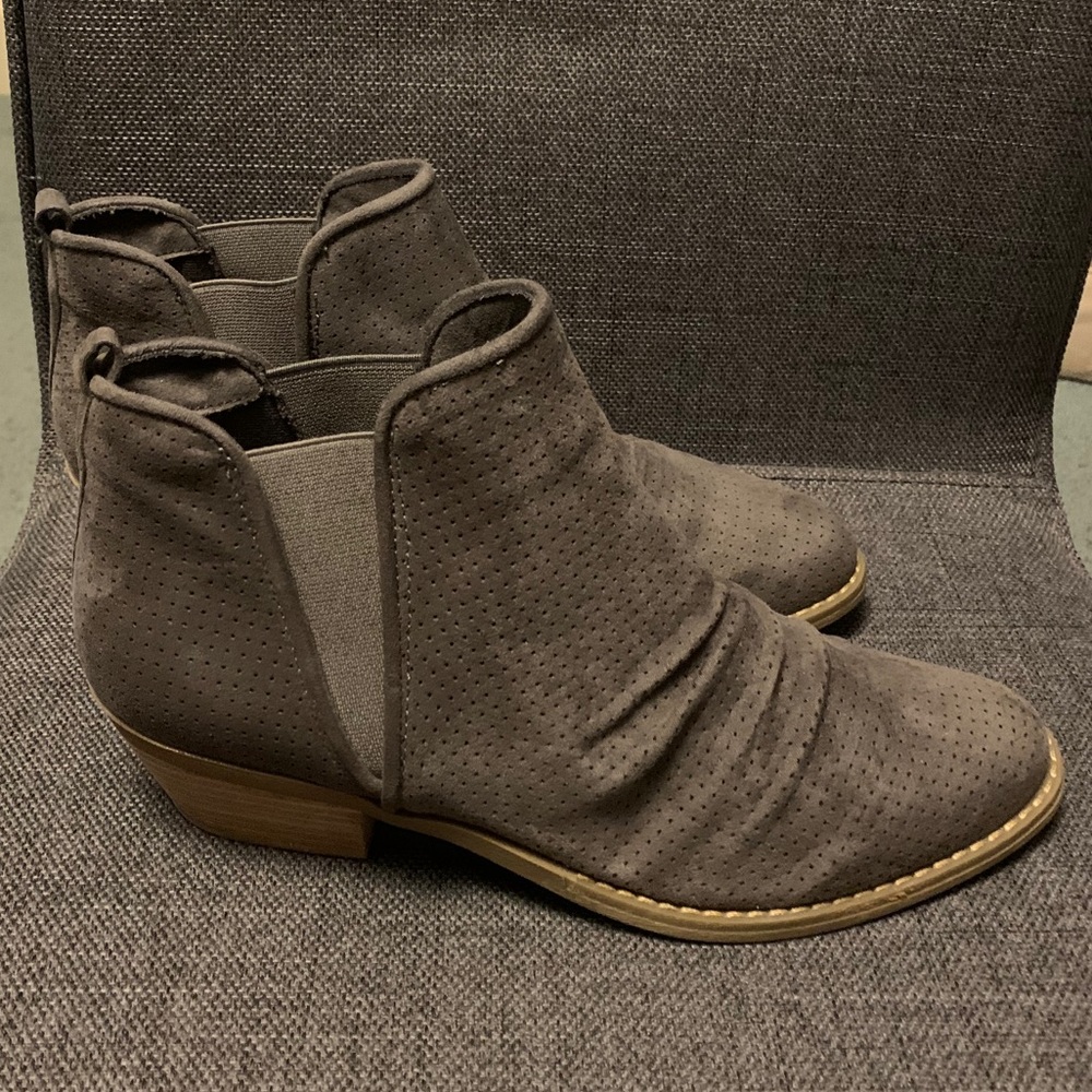 Grey booties